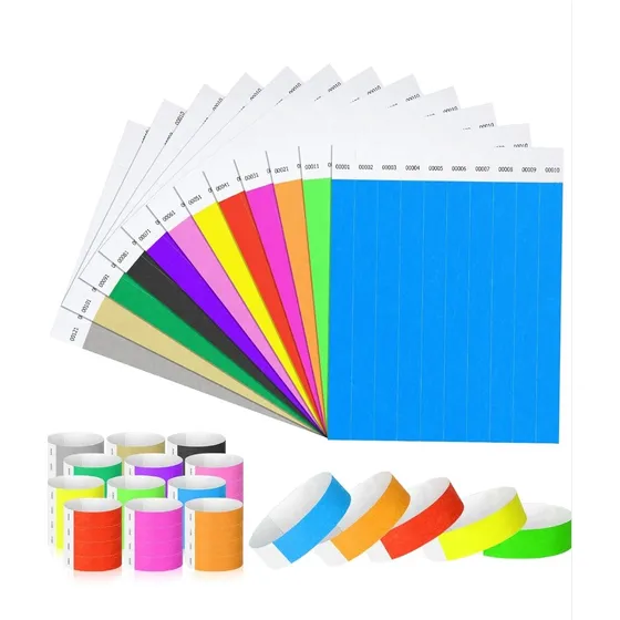 Brazaletes Tyvek 50 Unidades Caracas Brazaletes Tyvek 3/4