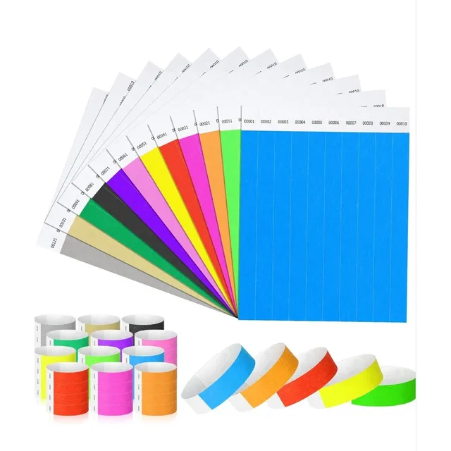 Brazaletes Tyvek 50 Unidades Caracas Brazaletes Tyvek 3/4
