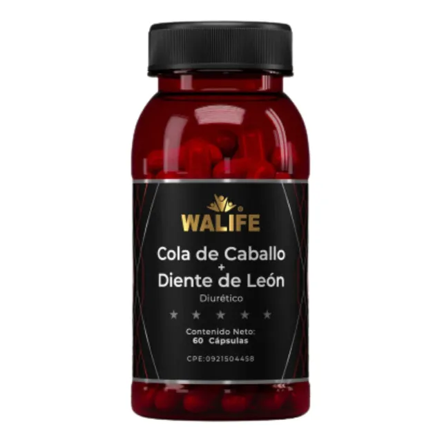 Walife Cápsulas Cola De Caballo Y Diente De León 60u