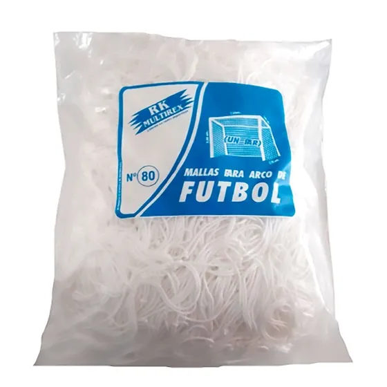Redes Mallas Fútbol Reglamentaria Medida Oficial 7.5 Metros