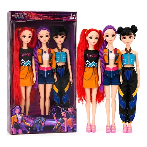 Kit Com 4 Miniaturas Meninas Super Poderosas Pronta Entrega