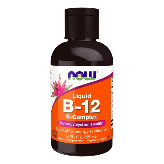 Líquido Complejo De Vitamina B-12 Supplement Now Foods, 60 M
