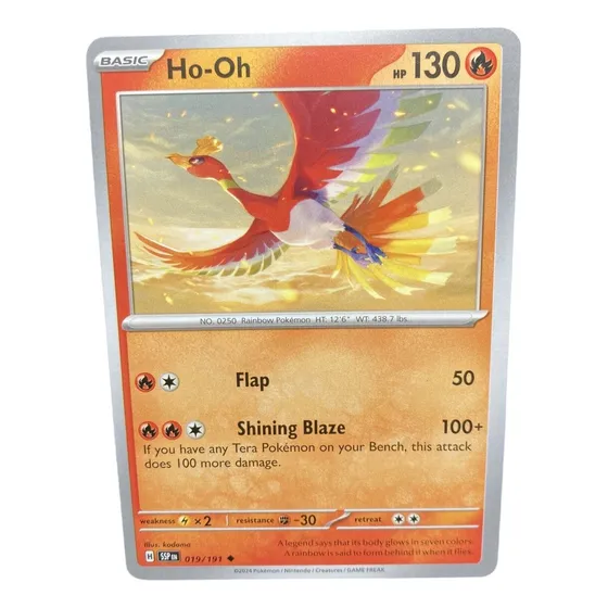 Cartas Pokemon Ho-oh Surging Sparks