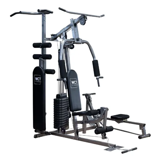 Academia Multi Estação Musculação Wct Completa 90kg Preto..
