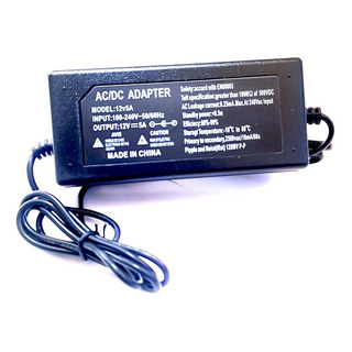 Eliminador Transformador De 12v 5a Para Tira O Serie Led Eliminador Transformador De 12v 5a Para Tira O Serie Led