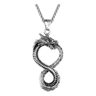 / F Collar Dragón Nórdico Escandinavo Accesorio Acero / F Collar Dragón Nórdico Escandinavo Accesorio Acero