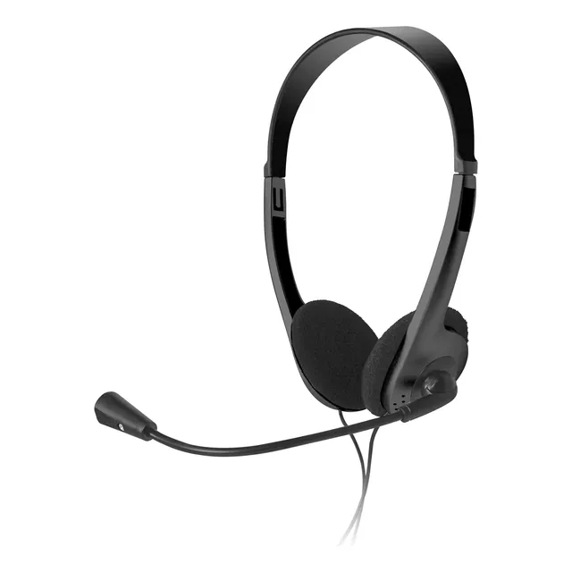 Audífonos Diadema C/micrófono Xtech Xts-220 Alámbrico Negro