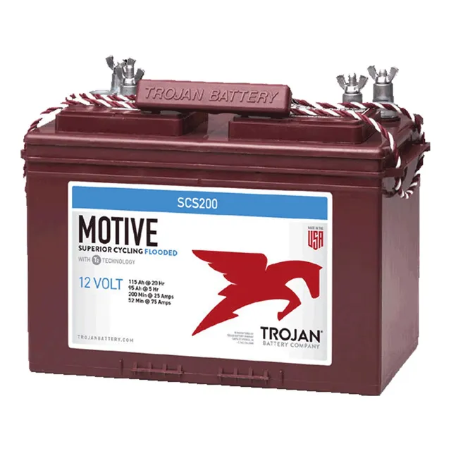 Batería Trojan Scs200 12v 115a Marina Doble Term. Ciclo Prof
