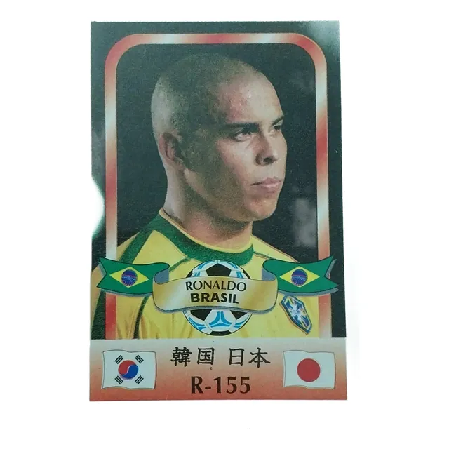 Figurita Ronaldo Nazario Brazil Mundial Japón 2002 Reyauca Ronaldo Nazario