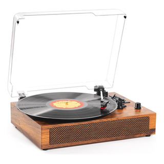 Reproductor De Discos De Vinilo Con Bluetooth Incorporado, 3 Reproductor De Discos De Vinilo Con Bluetooth Incorporado, 3