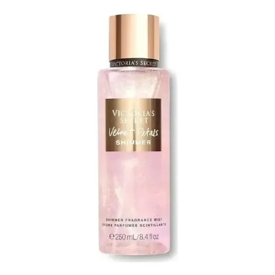 Victoria's Secret Velvet Petals Body Mist Shimmer 250 mL Spray Floral Vegano | Cuotas sin interés
