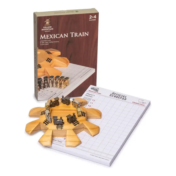 Juego De Accesorios De Dominó De Tren Mexicano De Yellow Mou