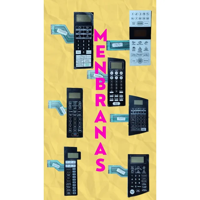 Teclado De Microondas Membrana Varias Marcas Y Modelos