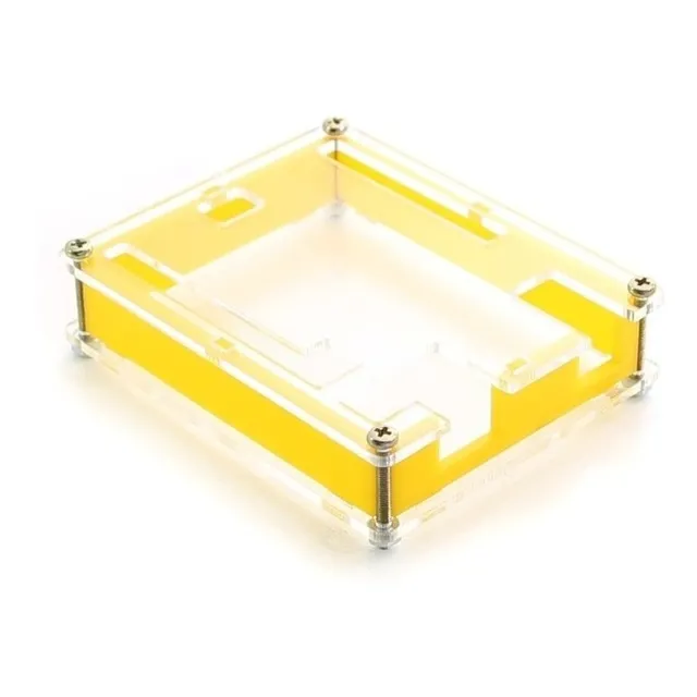Case Caixa Protetora Em Acrílico Para Arduino Uno R3