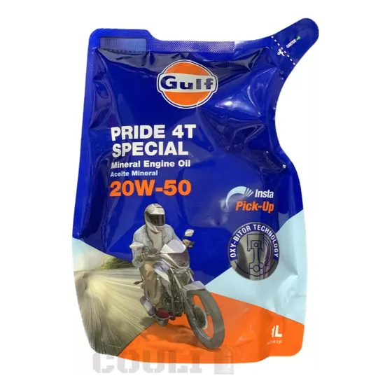 Aceite Gulf Pride 4t 20w50 1 Litro