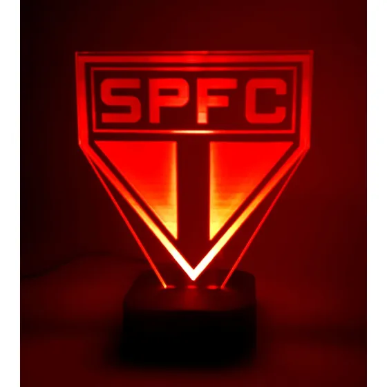Luminária Led São Paulo Futebol Clube