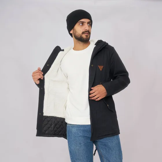 Customs Ba Camperas Hombre Parka Con Piel Campera Invierno B