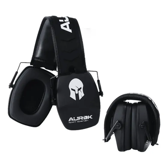 Abafador De Ruídos Aurok Spartan 25db Sport Preto Ajustavel