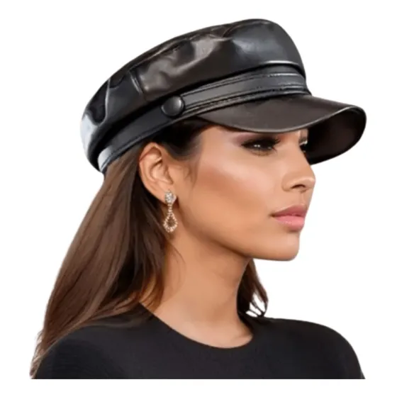 Boina Gorro Mujer Visera Sombrero Capitán