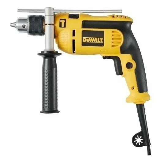 Taladro percutor atornillador eléctrico de 13mm DeWalt DWD024K 650W + accesorio 50Hz