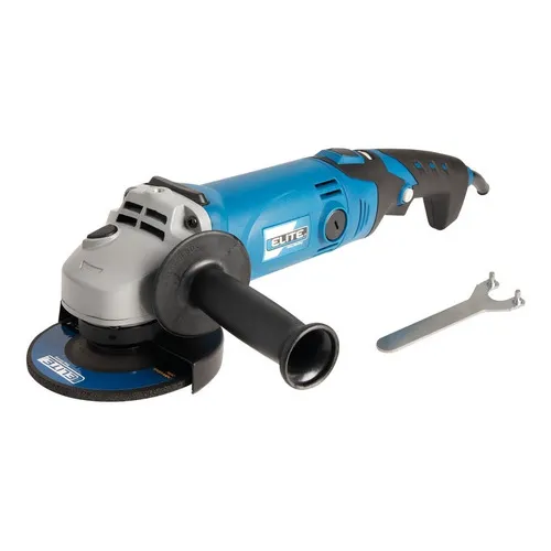 Esmeriladora Angular Elite 1200w 4-1/2 Velocidad Variable AG1165 Uso Profesional Color Azul