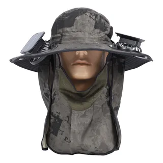 Gorro Solar Con Ventilador, Ala Ancha, Protector Solar Para Gorro Solar Con Ventilador, Ala Ancha, Protector Solar Para