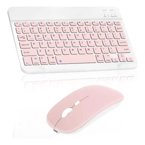 Combo De Teclado Y Mouse Bluetooth Recargable,