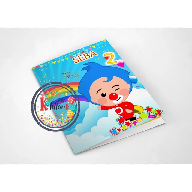 15 Libros P/colorear  Plim Plim+crayolas+burbujero S/bolsita