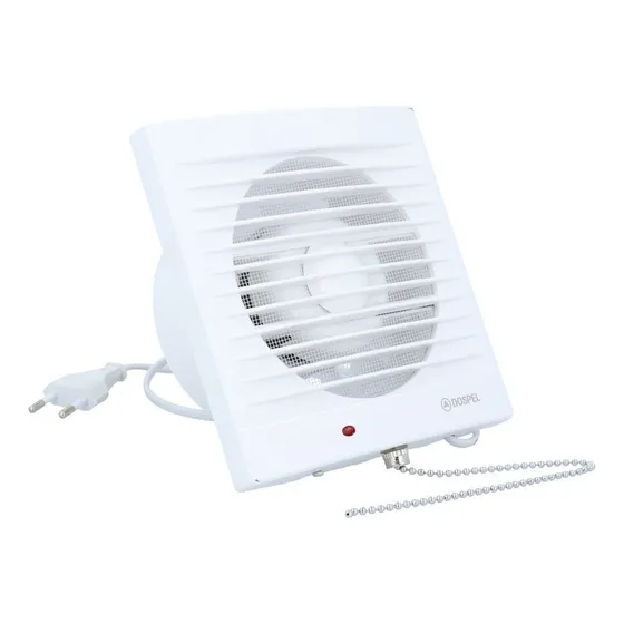 Extractor Para Baño O Cocina Con Tela Mosquitero De 150mm!!! Color Blanco