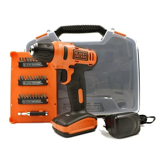 Atornillador 3/8  Inalambrico 12v + Maleta 33 Accs Ld12sc-b2