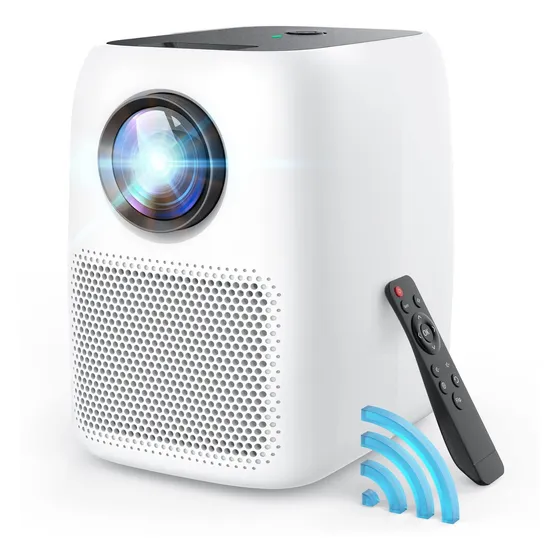 Mini Proyector Wifi Bloblo Cp Native Portatil Deen Casa