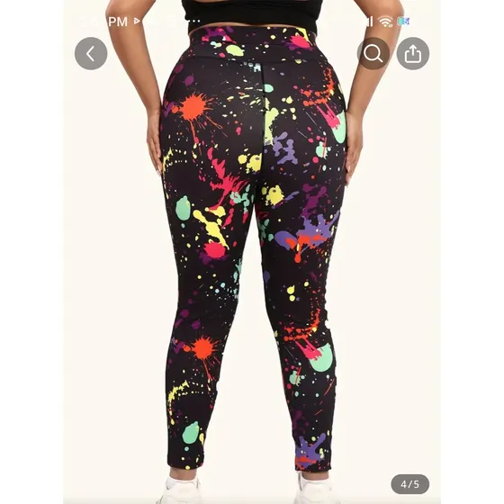 Leggins Con Bolsillo Lateral Importado Talla Plus 