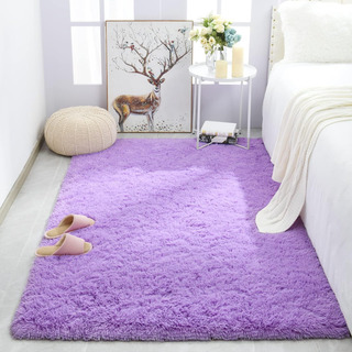 Alfombra Rectangular De Microfibra Merelax Para Interiore... Alfombra Rectangular De Microfibra Merelax Para Interiore...