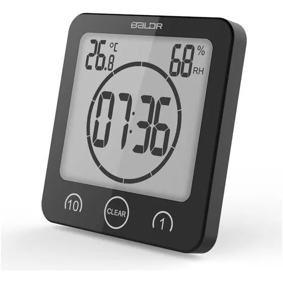 Reloj De Ducha Digital, Reloj De Pared, Temporizador, Pantal