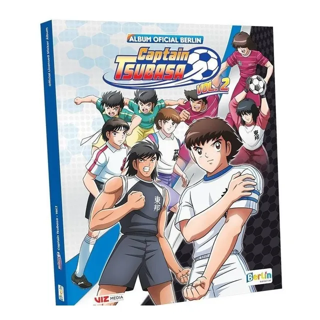 Capitan Tsubasa 2 Set Completo Álbum Tapa Dura + Póster 1 Mt