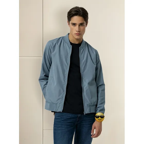 Casaca Hombre Zara Talla S Tipo Bomber Nuevo Poliester