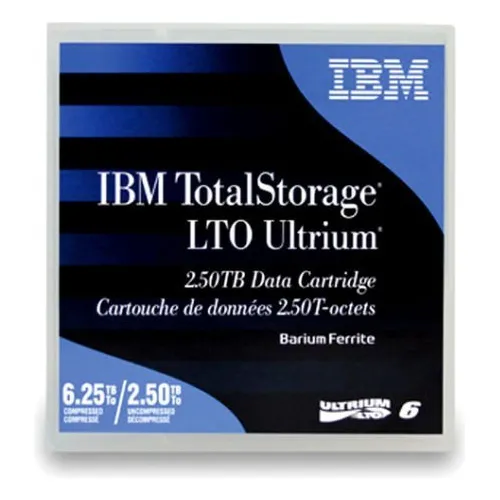 Cartucho De Datos Ibm Lto 6 Ultrium 00v7590 2,5/6,25 Tb, Paq