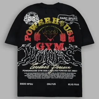 DARC SPORT POWERHOUSE GYM Tシャツ XL Camiseta Powerhouse Gym | Mercado Livre