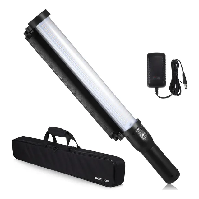 Barra De Luz Led Portátil Godox Lc500 Rgb Para Video Bicolor