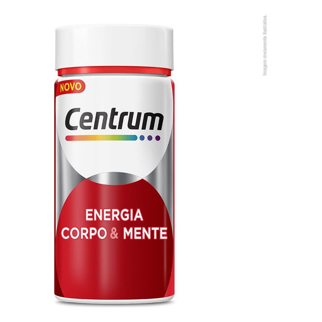 Multivitamínico Centrum Energia Corpo & Mente 60 Cápsulas Multivitamínico Centrum Energia Corpo & Mente 60 Cápsulas