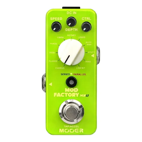 Pedal de efeito Mooer Mod Factory MKII MME2 verde-claro