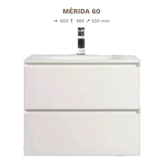 Muebles De Baño Merida 60 Blanco
