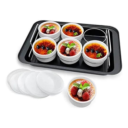 Juego De Moldes Con 6 Tapas De Silicona, Juego Para Hacer Cr
