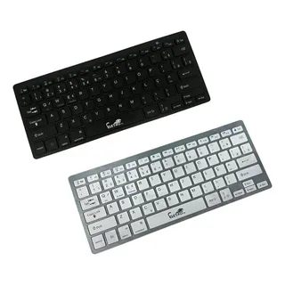 Teclado PortĂĄtil Bluetooth Ultra Fino Tablet Celular Notebok Teclado PortĂĄtil Bluetooth Ultra Fino Tablet Celular Notebok