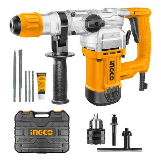 Rotomartillo Percutor Ingco 1050w 4.5j Sds Plus 1100rpm