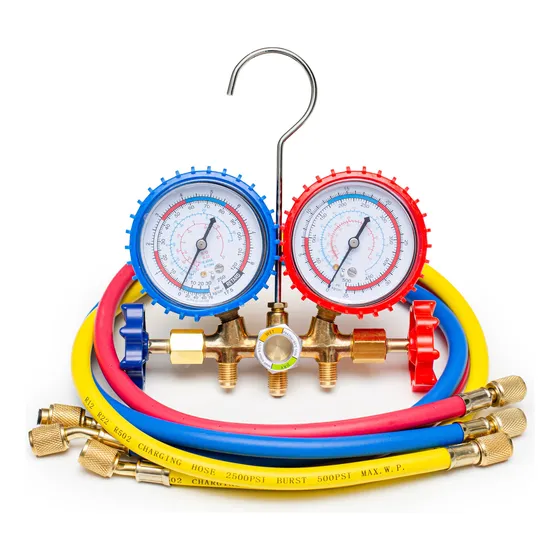 Manómetro Refrigeración Gas Refrigerante R134a R22 R12 R404a