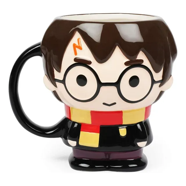 Tazón 3d Ceramica Harry Potter Chibi Cuerpo Completo Kawaii