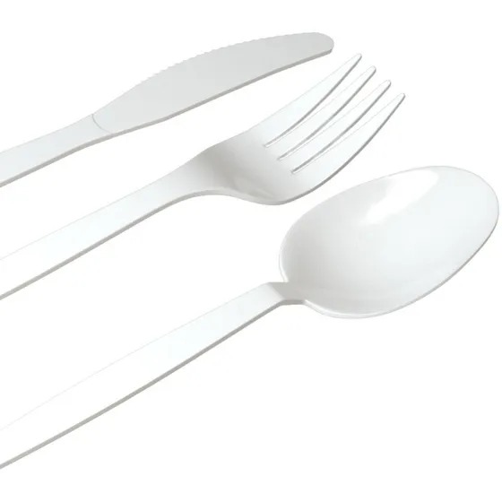 Kit Tenedor Cuchillo Cuchara Servilleta Cubiertos Desechable