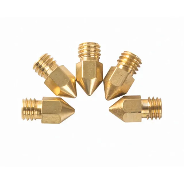 Kit X 5 Nozzle Pico Bronce Ender Hotend Mk8 Ender 3