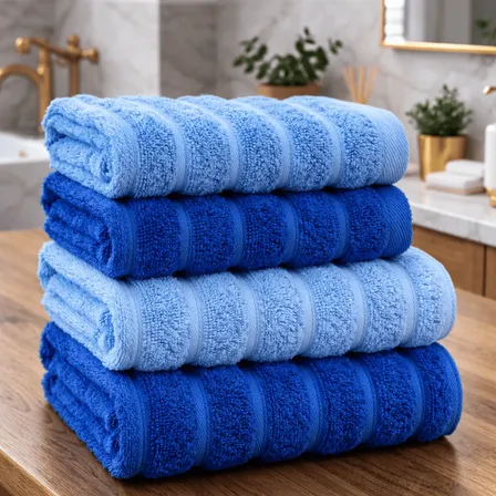 Jogo De Toalhas Banho Gigante Algodão 4 Peças Grossas Macias